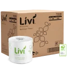 LIVI Basics 2 Ply 400 sheet Toilet Tissues / 48 rolls per carton