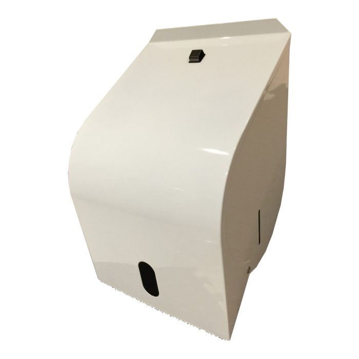 Gentility White Metal Paper Roll Towel Dispenser Gentility White Metal Paper Roll Towel Dispenser