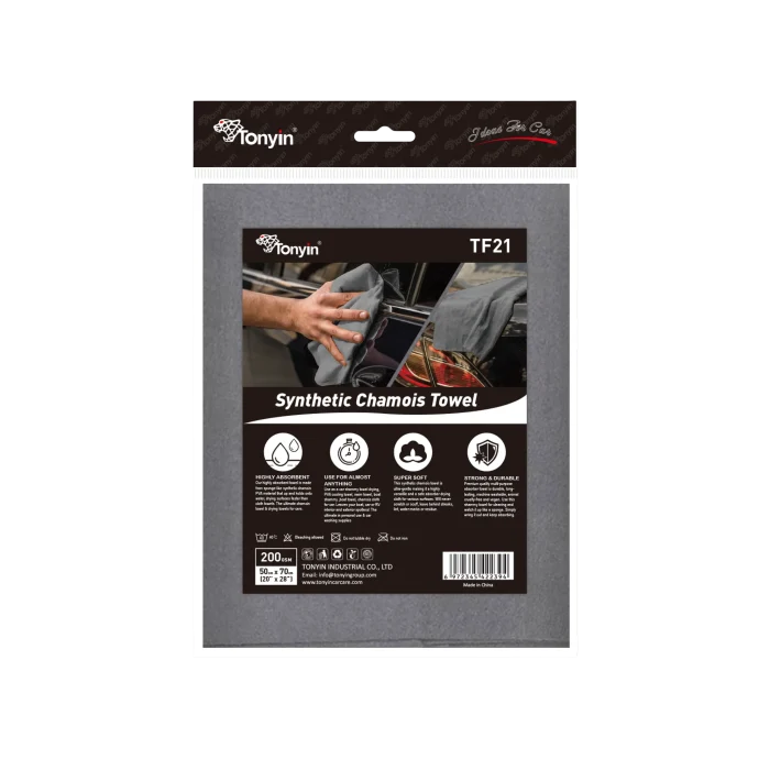 Tonyin Synthetic Chamois Towel 50cm x 70cm Tonyin Synthetic Chamois Towel 50cm x 70cm