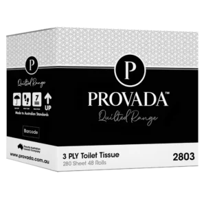 Provada Quilted Signature Range 3 Ply 280 Sheets X 48 Rolls