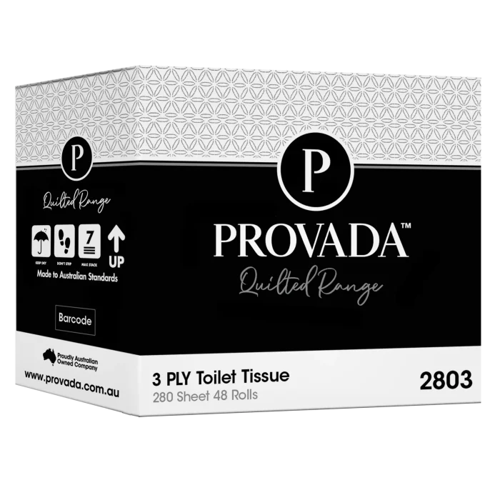 Provada Quilted Signature Range 3 Ply 280 Sheets X 48 Rolls Provada Quilted Signature Range 3 Ply 280 Sheets X 48 Rolls