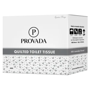 Provada Quilted 400 sheet Toilet Tissues x 48 rolls per carton