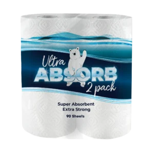 Ultra Absorb Extra Strong Paper Kitchen Towels X 24 Rolls