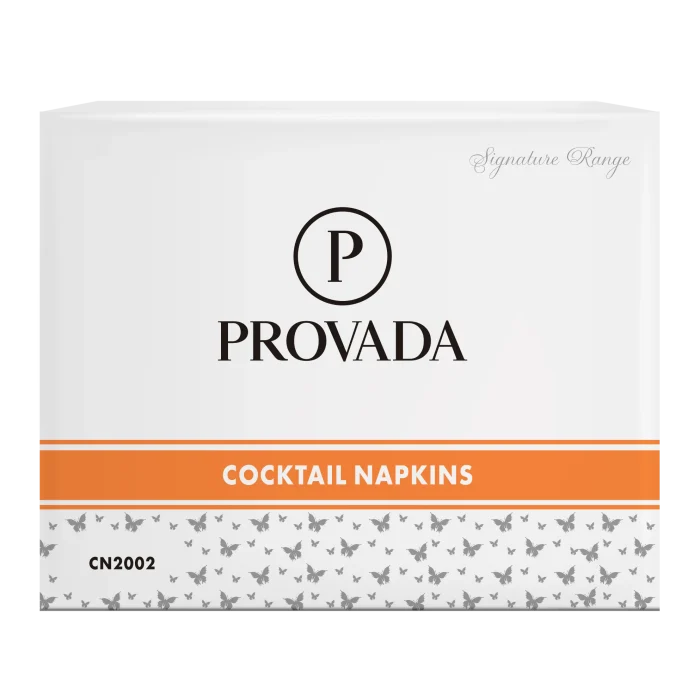 Provada Signature 2 Ply Cocktail Napkins X 2000 Sheets Provada Signature 2 Ply Cocktail Napkins X 2000 Sheets