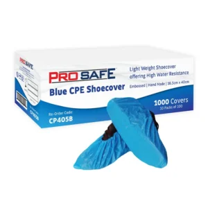 Prosafe Blue CPE Water Resistant Shoe Covers X 1000