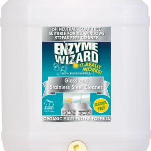 Enzyme Wizard Organic Glass and Stainless Steel Cleaner 20 Litre