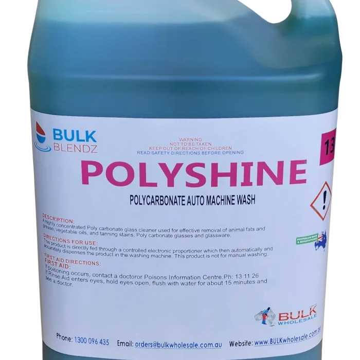 Bulk Blendz Polyshine Automatic Machine Glass Wash