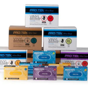 ProTek Natural Disposable Vinyl Gloves (10x100pcs)