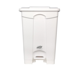 Sabco Heavy Duty 45 Litre White Pedal Bin (5 bins per carton)