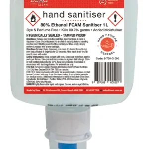Zexa Foam Hand Sanitiser - Perfume Free 1 Litre