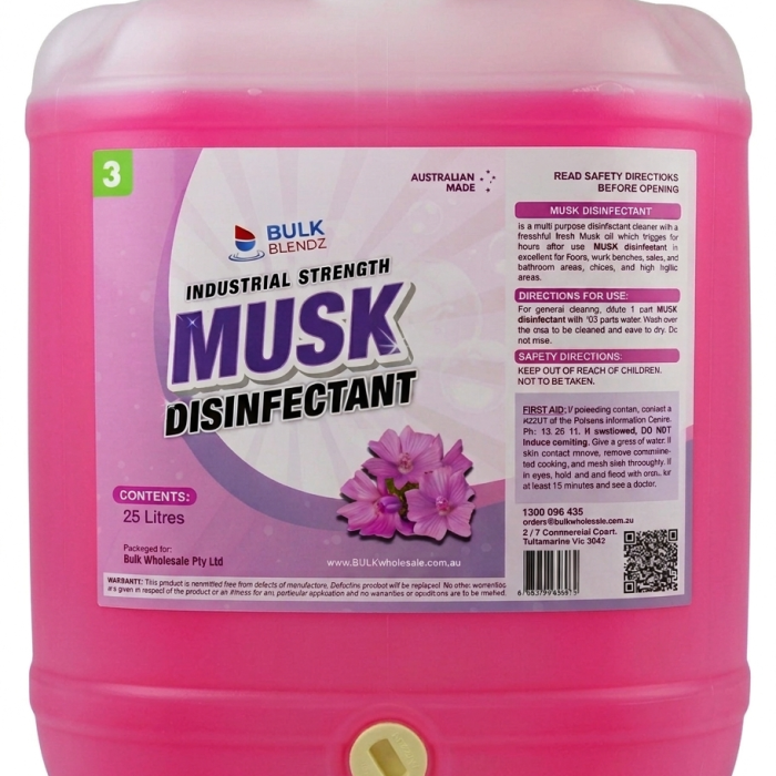 Musk Disinfectant 25 Litre Musk Disinfectant 25 Litre