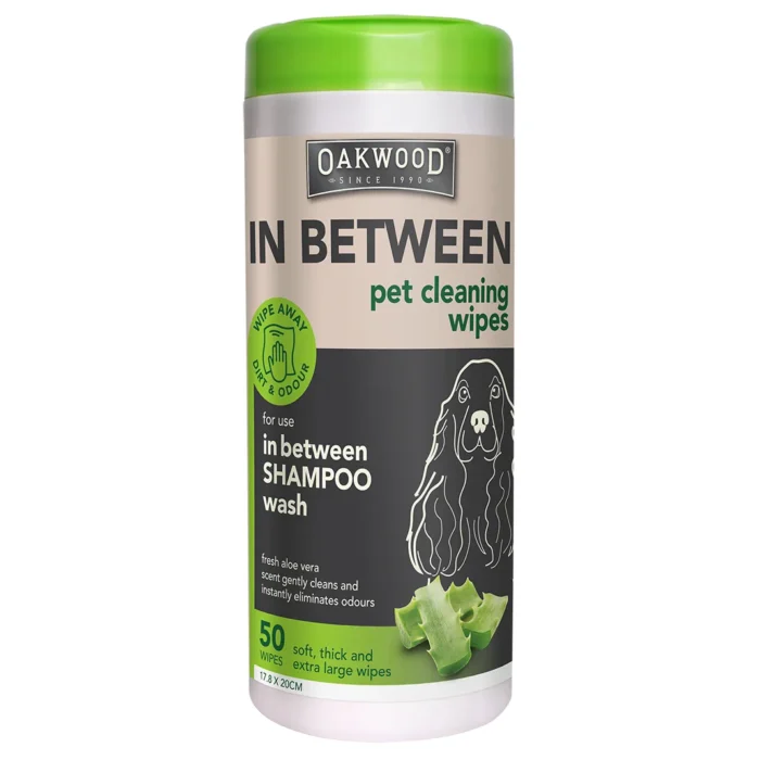Oakwood In Between Pet Cleaning Wipes 50 Pack