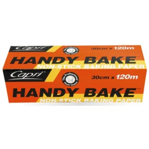 Capri Silicone Baking Paper Handy Bake Roll White 30cm x 120m