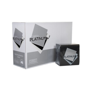 Caprice Platinum Dinner Napkin Black GT Fold (1000 Sheets)