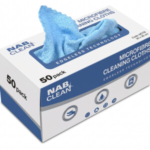 NAB Clean Microfibre Cleaning Cloths 50 pack – Pick Box
