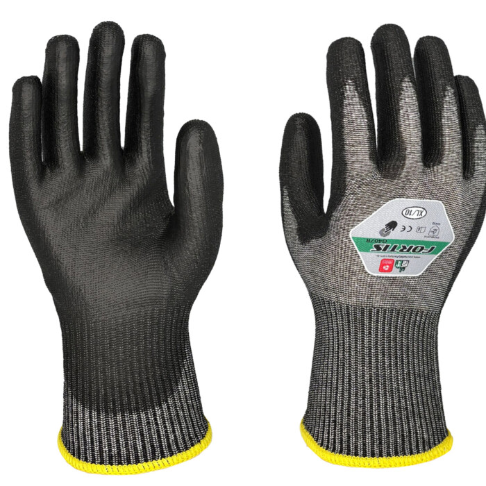 Fortis Cut 5/D Resistant PU Gloves G407R 12 Pack Fortis Cut 5/D Resistant PU Gloves G407R 12 Pack