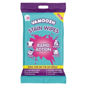 Vamoosh Boss It Rapid Action Stain Wipes 20 Pack
